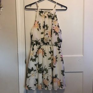 White summer party dress